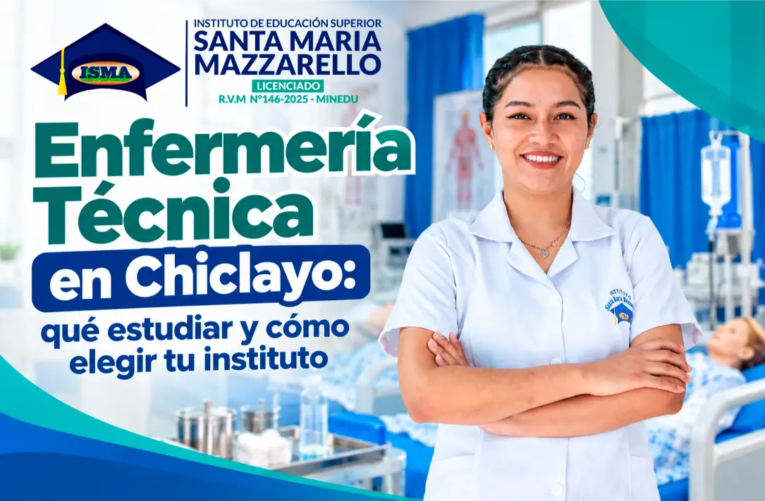 Estudiante de Enfermería Técnica del Instituto ISMA en Chiclayo